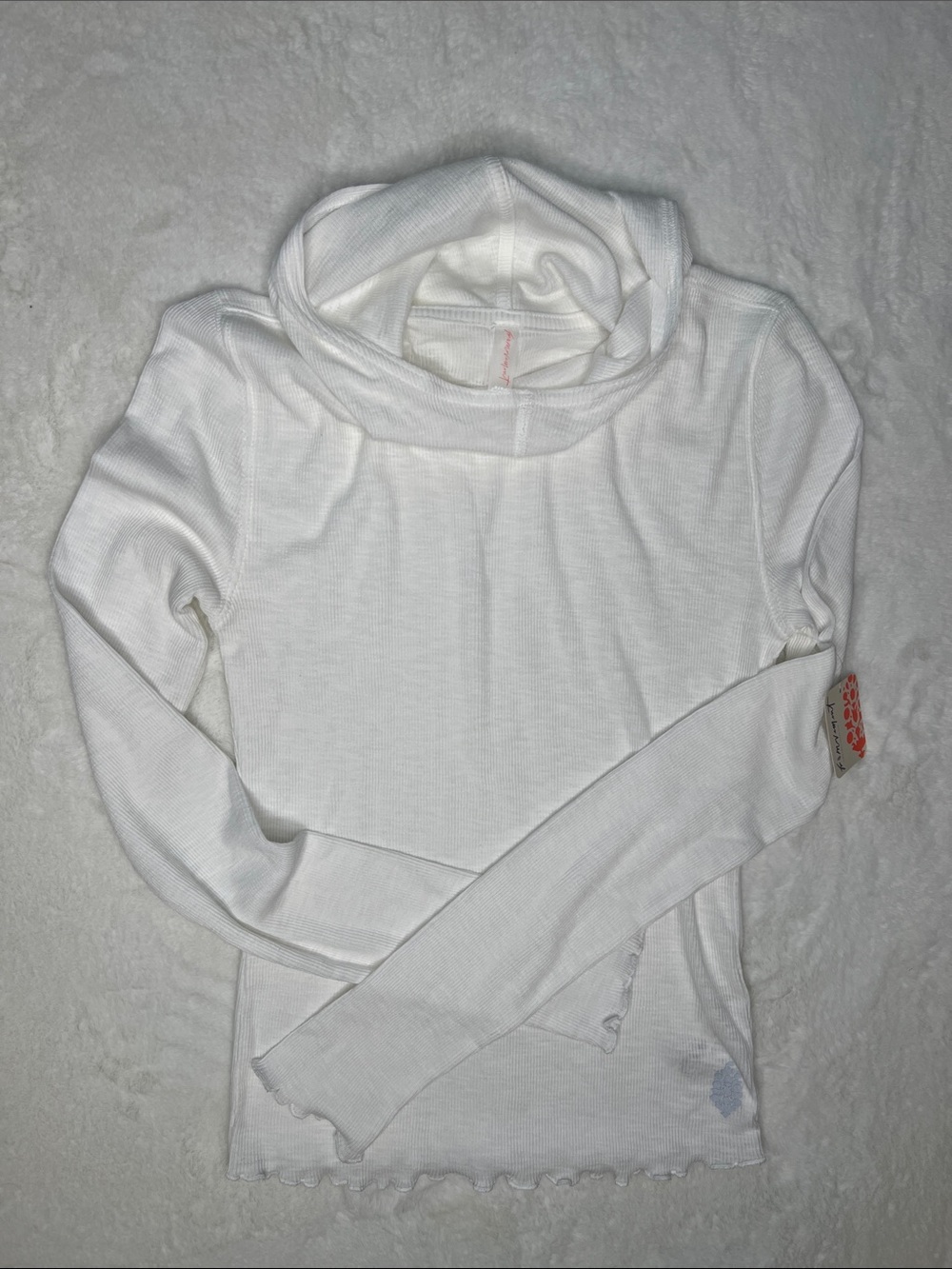 FP Movement Breathe Easy Long Sleeve Tee White NEW Size S